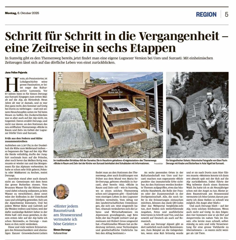 Berichterstattung Bündner Zeitung-Ausschnitt